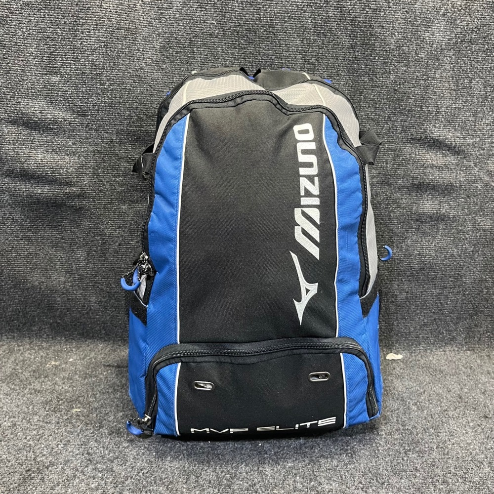 Mizuno MVP Elite Large Black‎ Blue Baseball Softball BatPack Equipment Backpack